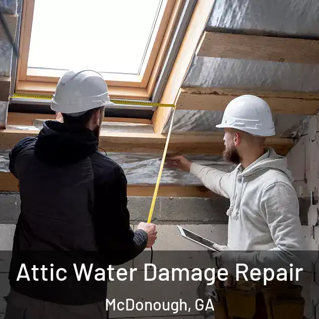  Attic Water Damage Repair McDonough, GA