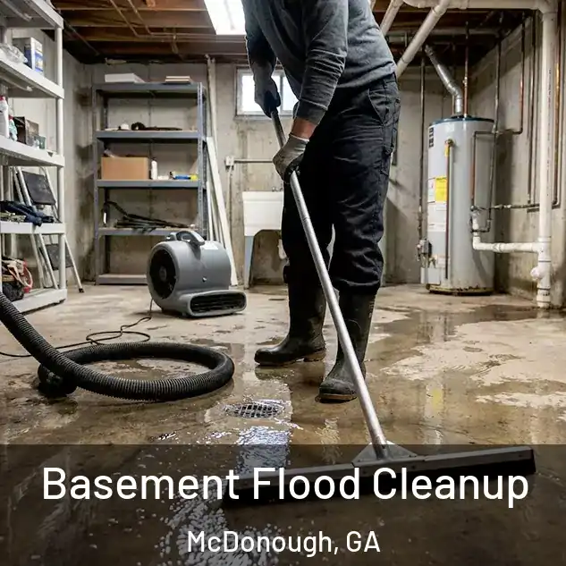  Basement Flood Cleanup McDonough, GA