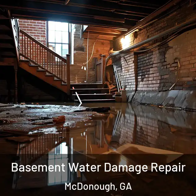  Basement Water Damage Repair McDonough, GA