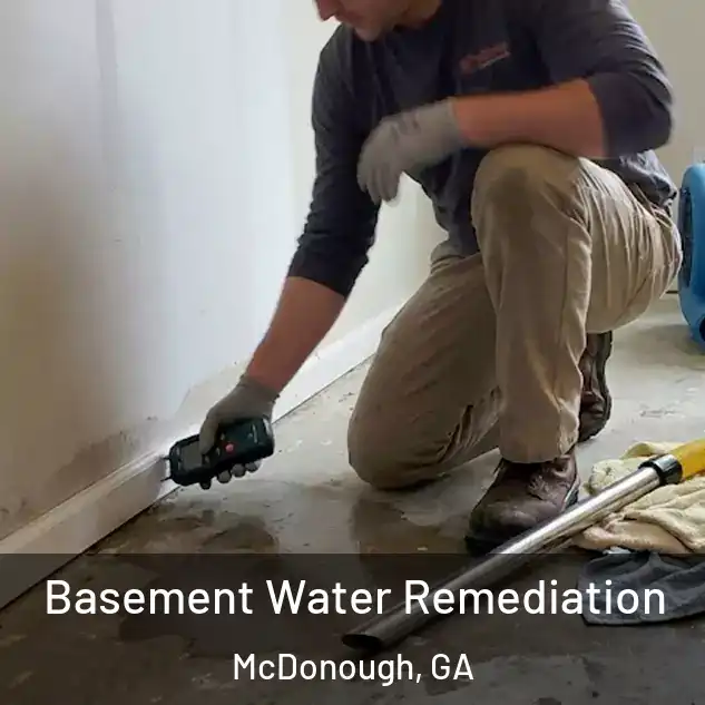  Basement Water Remediation McDonough, GA