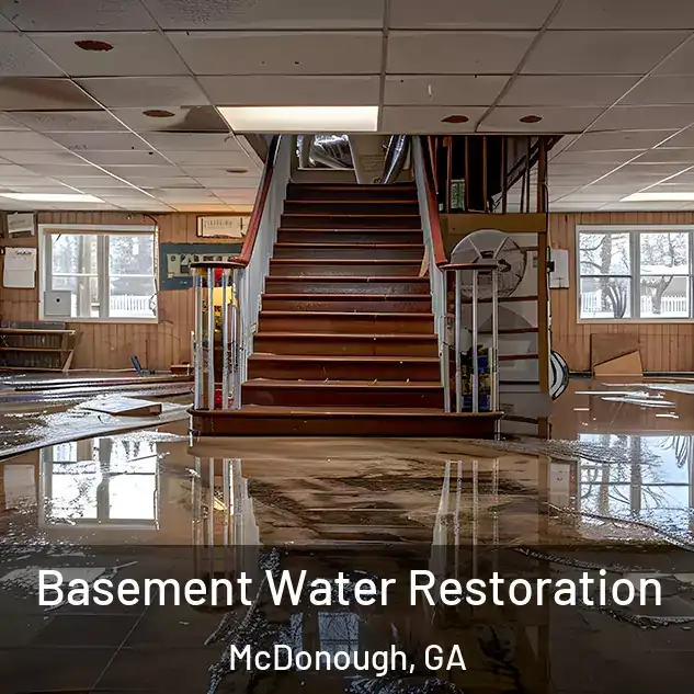  Basement Water Restoration McDonough, GA