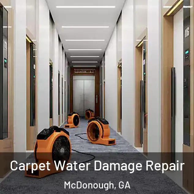  Carpet Water Damage Repair McDonough, GA