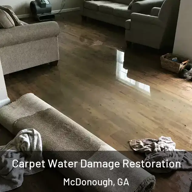  Carpet Water Damage Restoration McDonough, GA