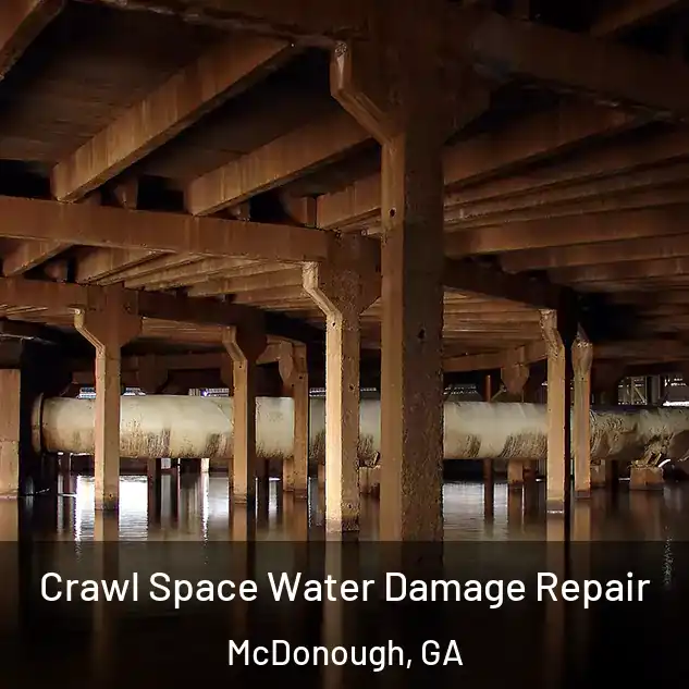  Crawl Space Water Damage Repair McDonough, GA