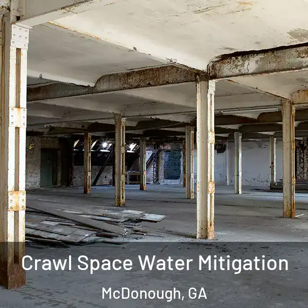  Crawl Space Water Mitigation McDonough, GA