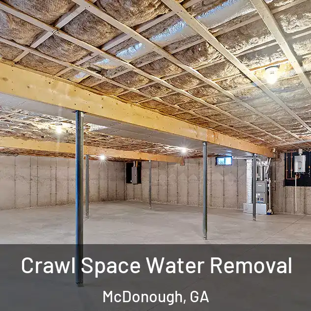  Crawl Space Water Removal McDonough, GA