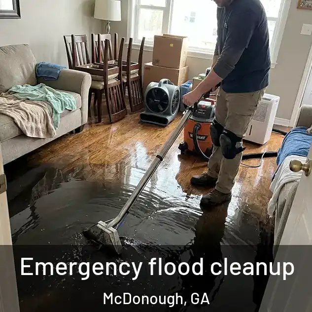 Emergency flood cleanup McDonough, GA