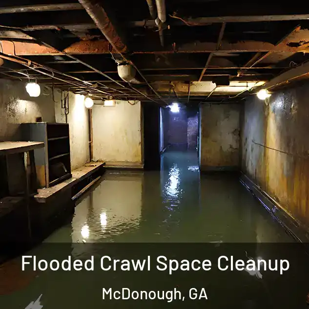  Flooded Crawl Space Cleanup McDonough, GA