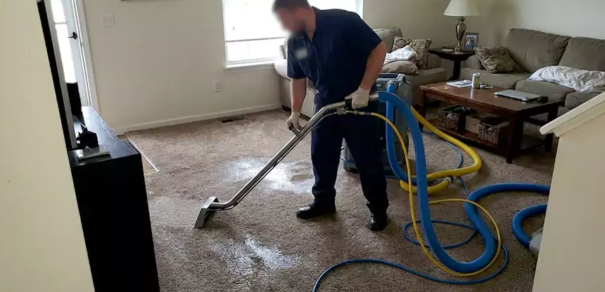 Flooded Basement Carpet Cleanup McDonough 