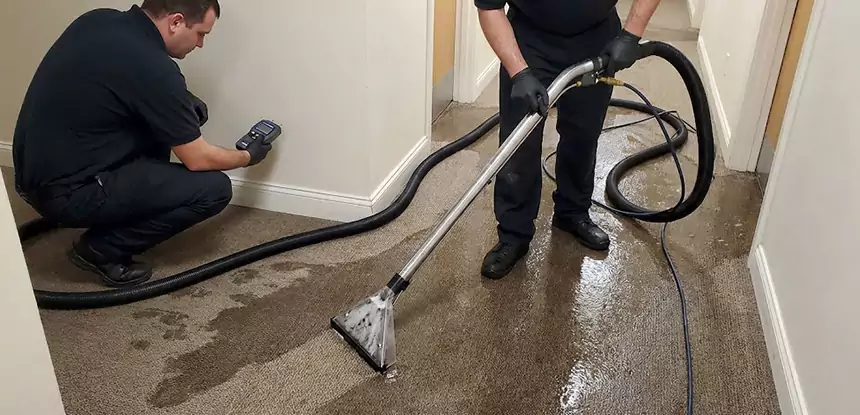 Basement Flooded Carpet Soaked Recovery in McDonough