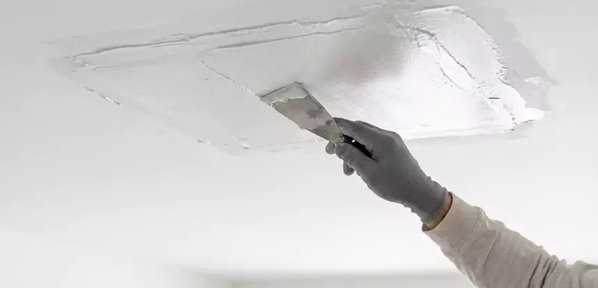 Ceiling Sagging Water Damage Repair McDonough