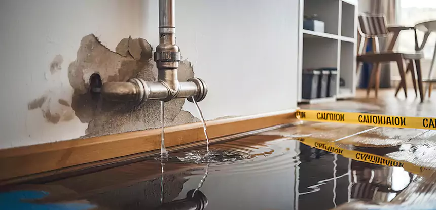 Burst Pipe Cleanup in McDonough