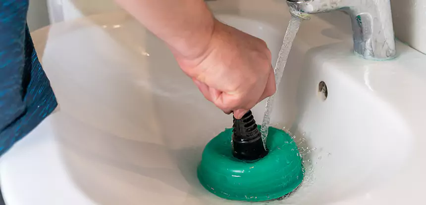 Sink Standing Water Blockage Removal in McDonough