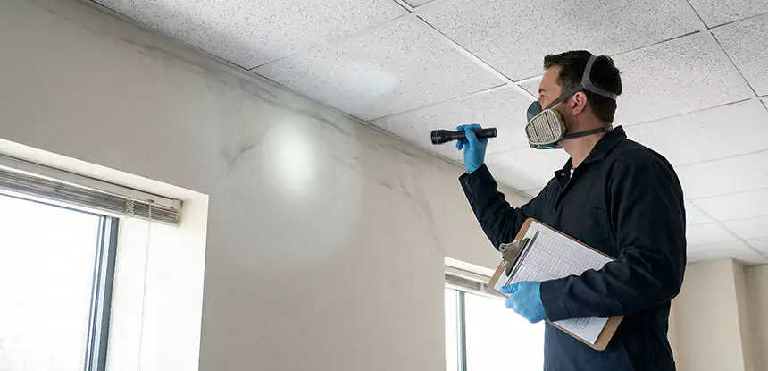 Ceiling Water Damage Inspection in McDonough