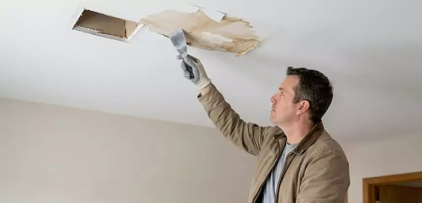 Dry Ceiling After Water Leak in McDonough