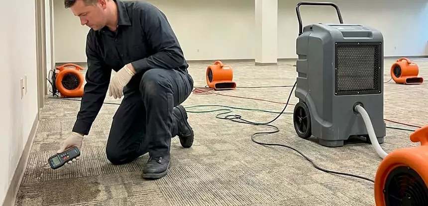 Drying Carpet Padding After Flood in McDonough