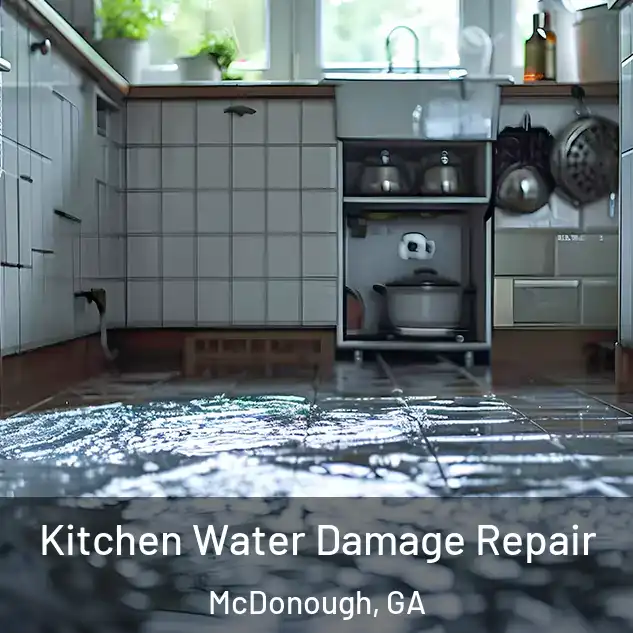  Kitchen Water Damage Repair McDonough, GA