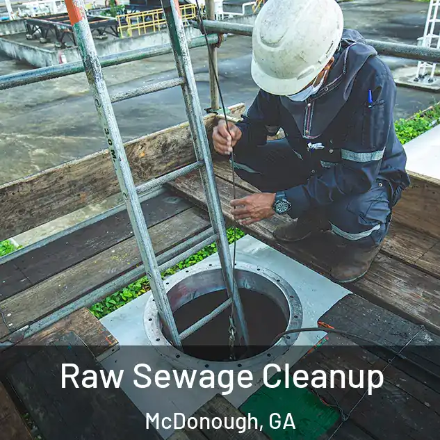  Raw Sewage Cleanup McDonough, GA