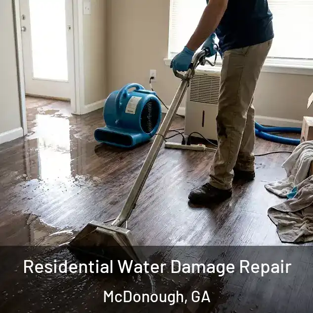  Residential Water Damage Repair McDonough, GA
