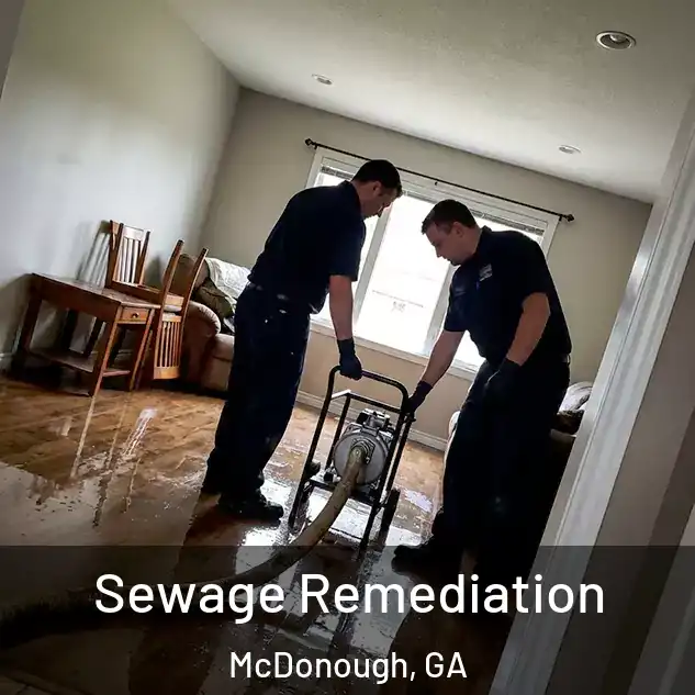  Sewage Remediation McDonough, GA