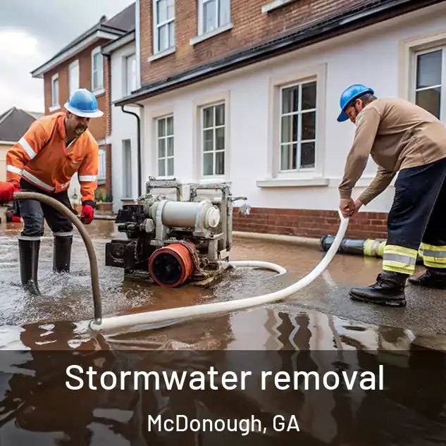  Stormwater removal McDonough, GA