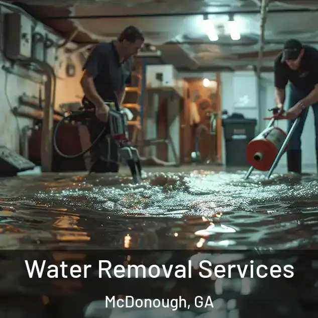  Water Removal Services McDonough, GA
