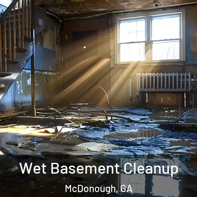  Wet Basement Cleanup McDonough, GA
